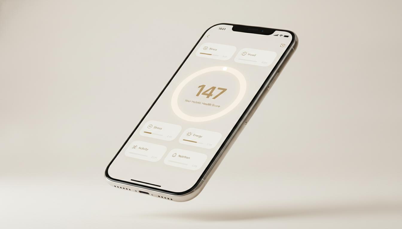 A floating iPhone showing the Longivy Monthly Reports screen